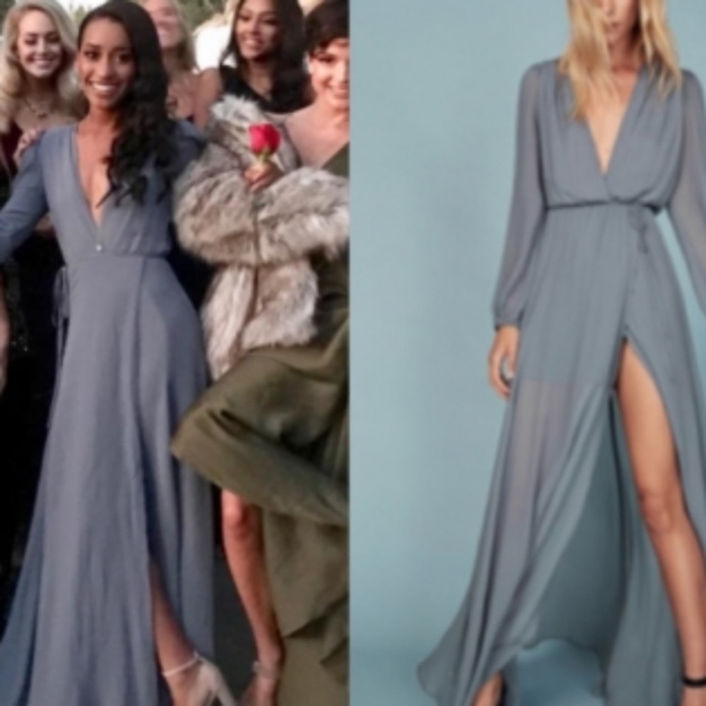 Reformation blue willow Maxi dress